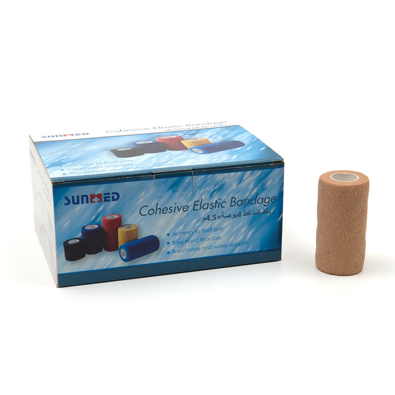 Billig detail ikke-vævet sammenhængende bandage med displayboks 