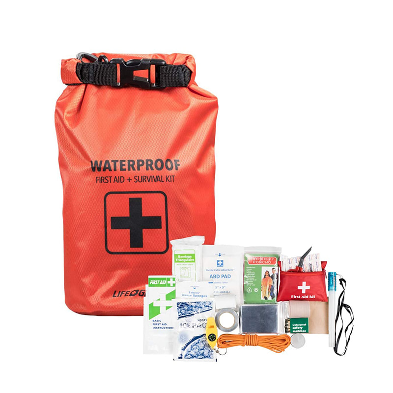 Vandtæt tørsæk førstehjælpstaske til fiskeri Kajak Bådsejlads Svømning Camping