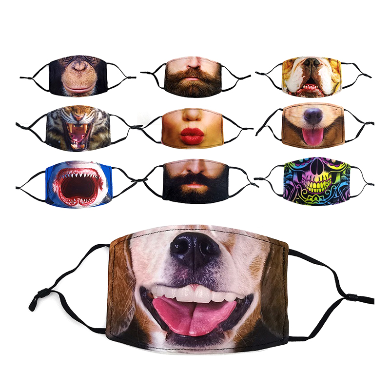 Engros Stilfuld vaskbar genanvendelig voksen bomuldsmaske 