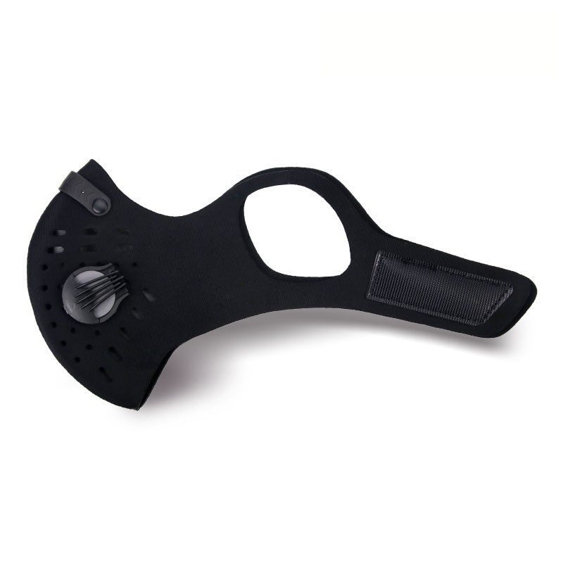 Anti-forurening støvtæt ansigtscykelmaske med filter og ventil 