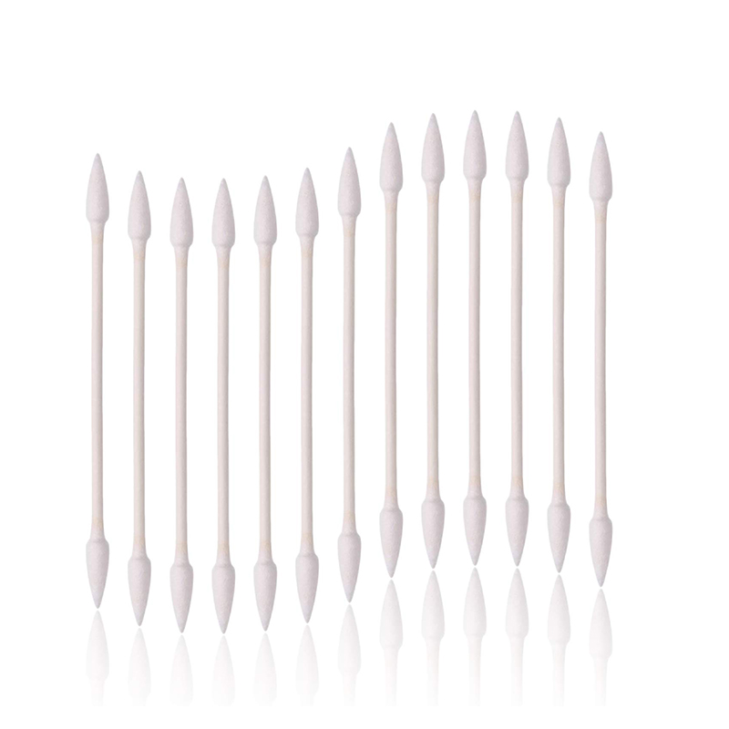 Biologisk nedbrydelig steril medicinsk bomuldspind med dobbelt spids 