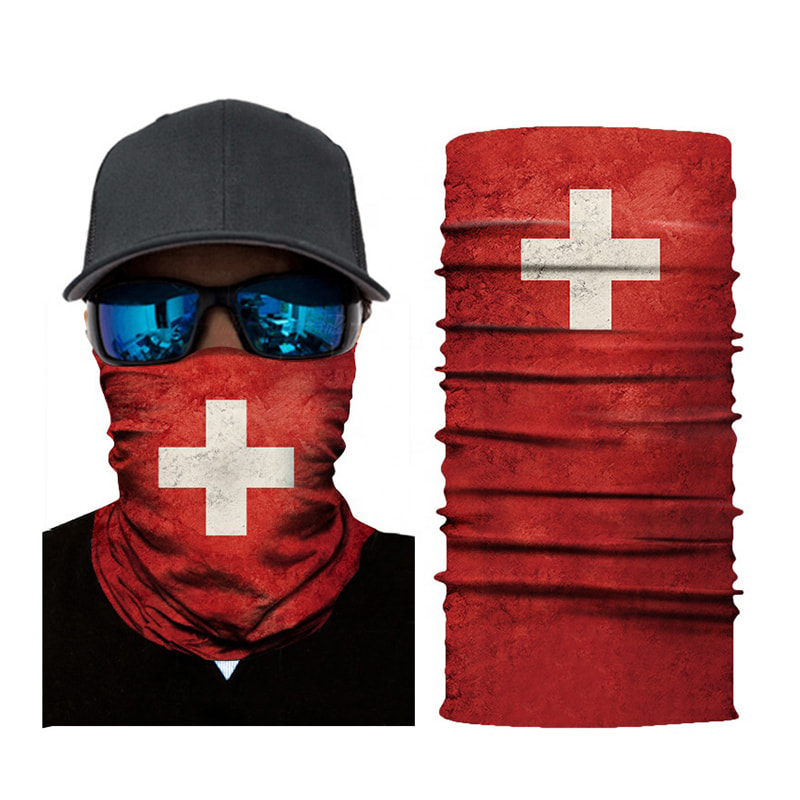 Brugerdefineret bomuldsbandana cykelmaske til ansigtsskærm 