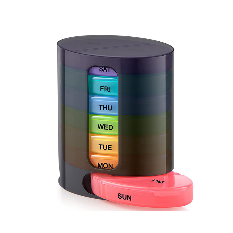 Stabelbar 7 dages 28 rum plastik medicinæske 