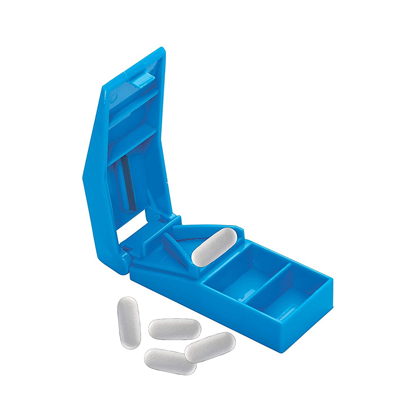 Praktisk plastikpilleopdeler til hjemmebrug 