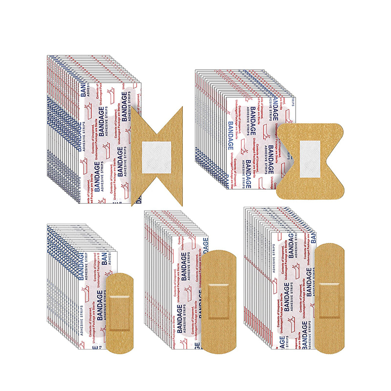 Førstehjælps fleksible stofklæbende bandage til mindre skrammer