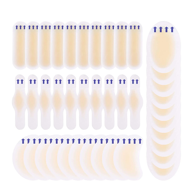 Holdbar vandtæt hydrokolloid gelplaster til blister 