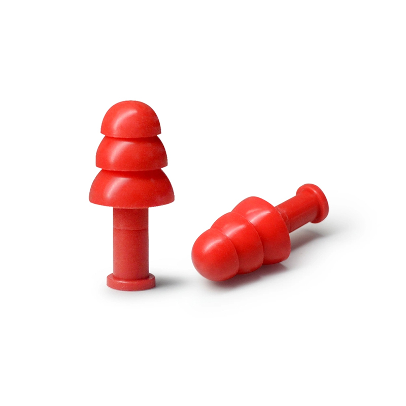 Vandtæt silikone øreprop med ledning Genanvendelige ørepropper til at sove, svømme