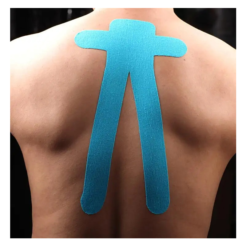 Pre Cut Sports Kinesiology Tape til Fysioterapi Sportsatleter – Latexfri elastik til knæsmerter, albue- og skuldermuskler