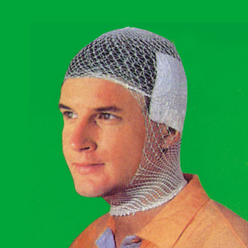 Elastisk netbandage Rørformet sårpleje, der passer til kropsformen