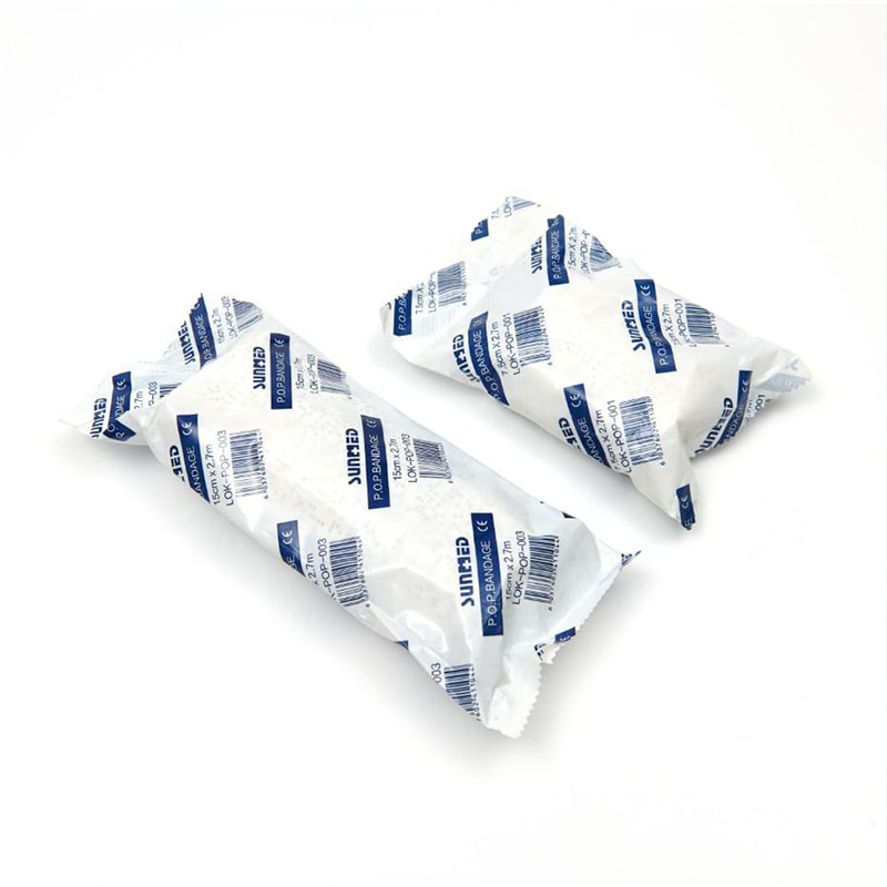 Elastisk crepe pop medicinsk tørret gipsbandage